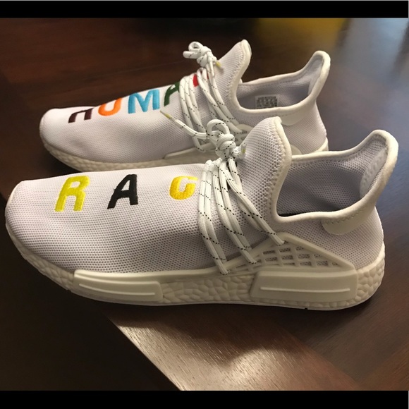 Adidas Pharrell Williams NMD HU Human Race White - Picture 4 of 6